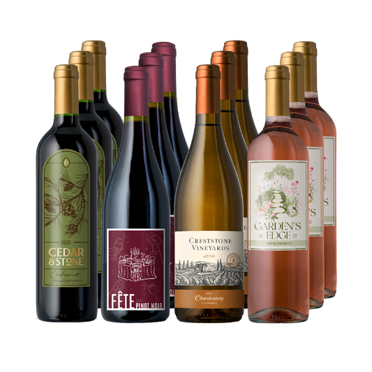 Black Friday California Best 12 Bottle Wine Set