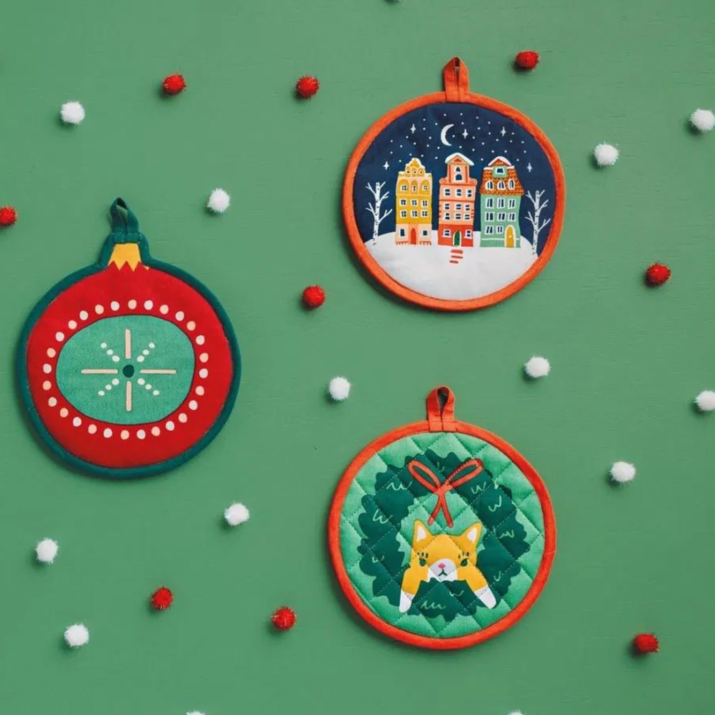 Candy Cane Lane Potholder