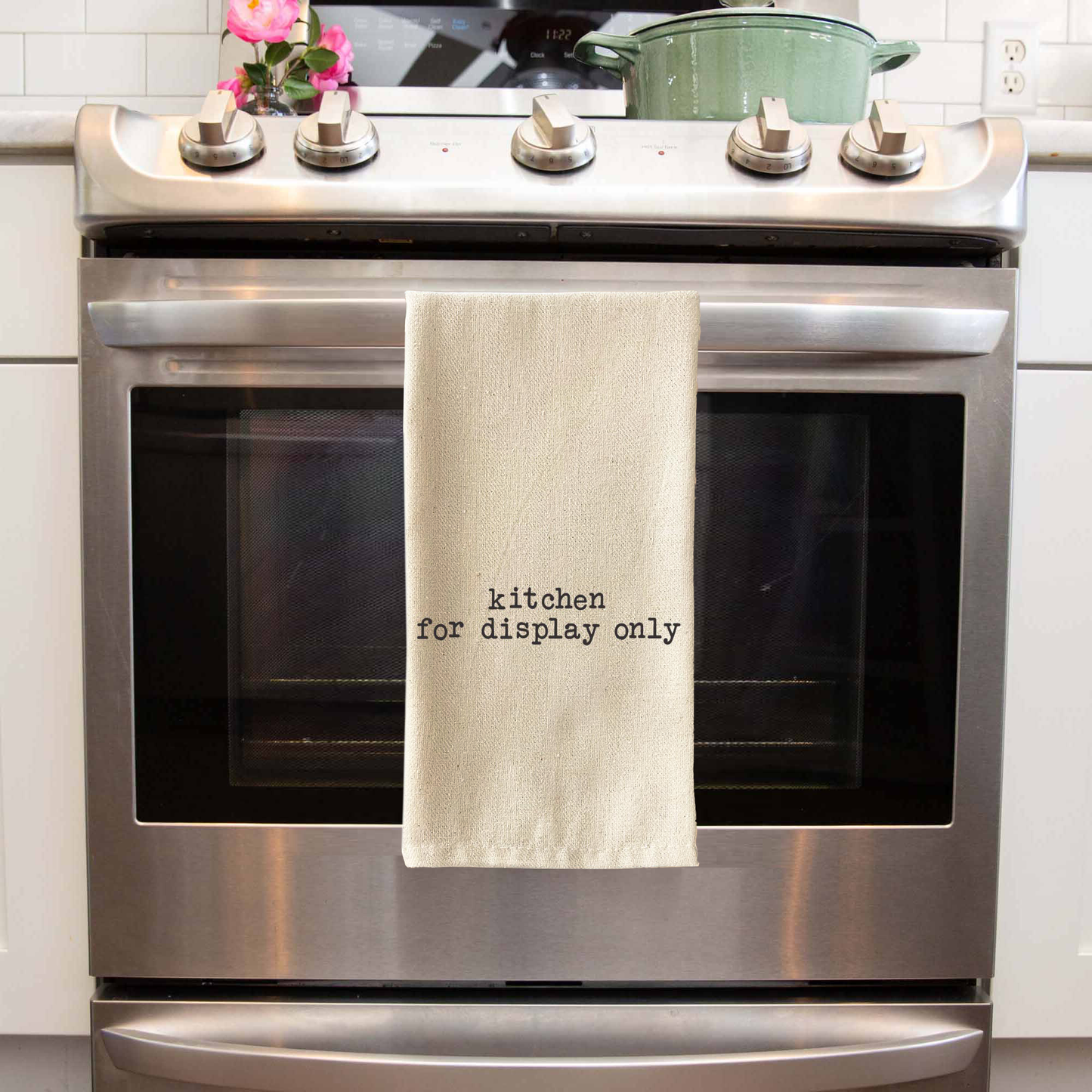 "Kitchen For Display Only" Tea Towel