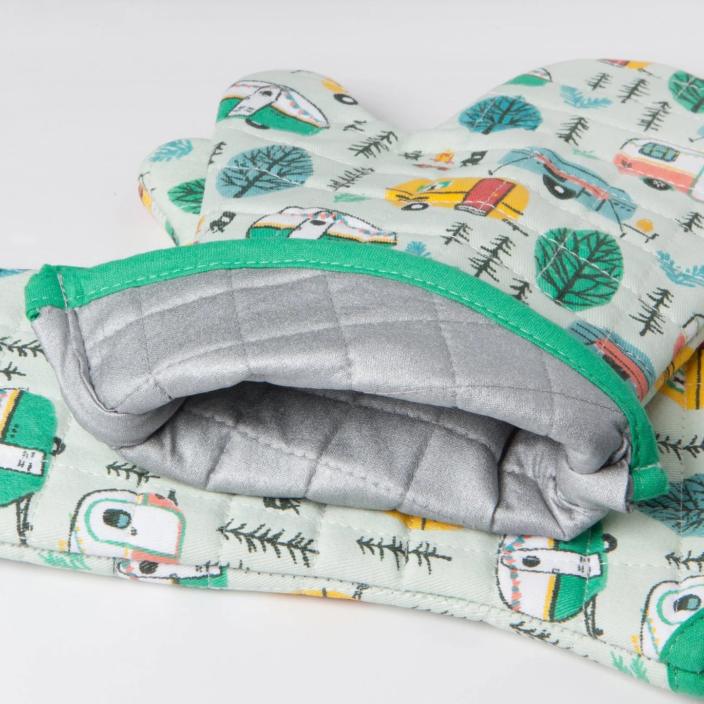 Happy Camper Oven Mitt