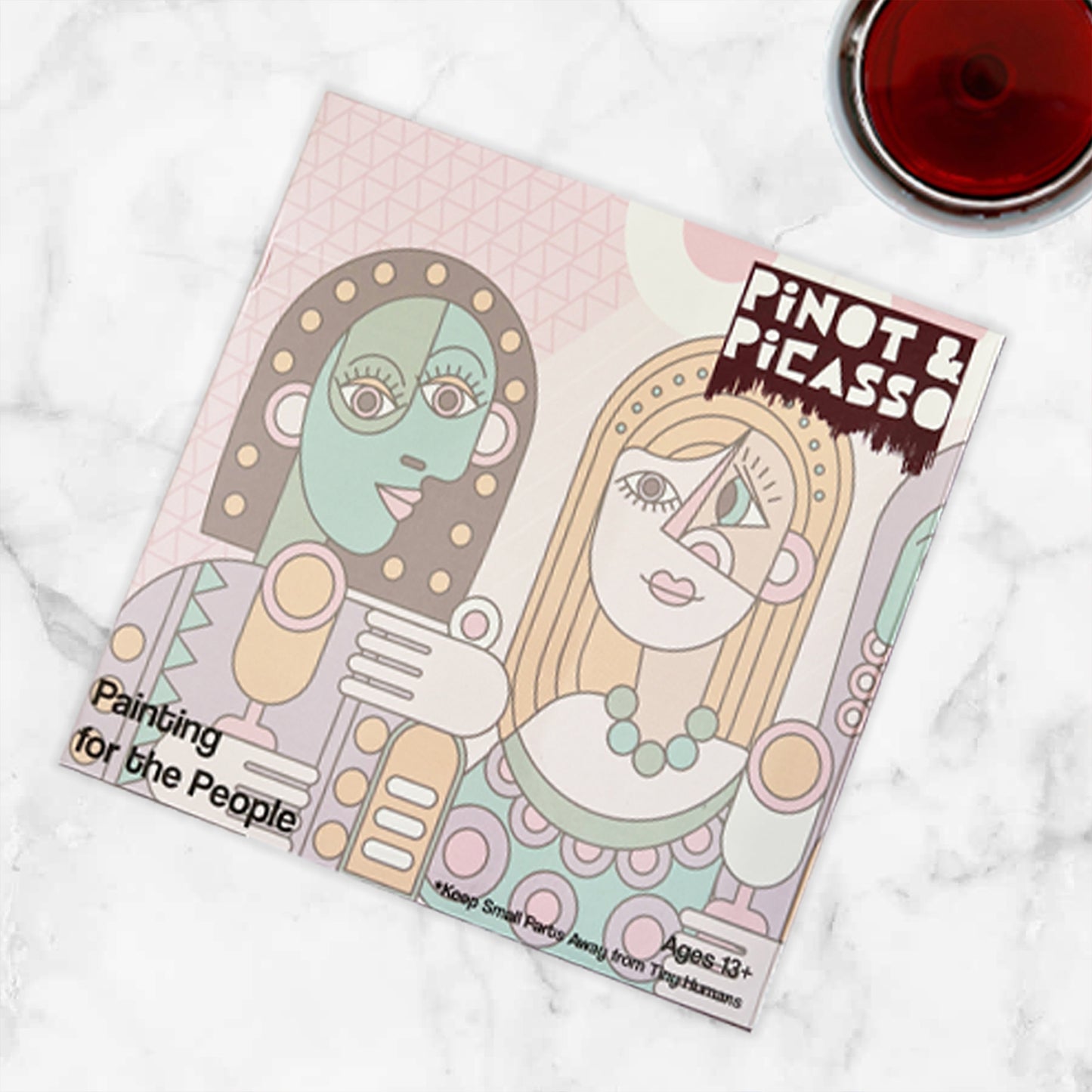 Flower Power Paint by Number Deluxe Kit