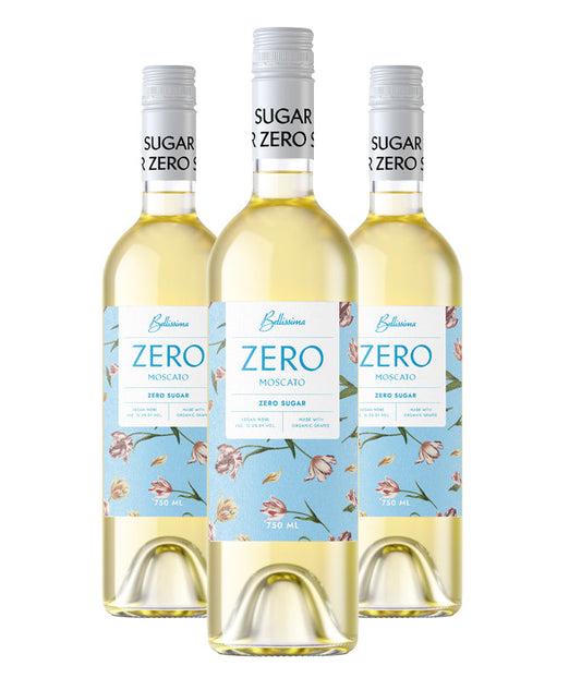 6 Bottles of Bellissima Zero Sugar Moscato