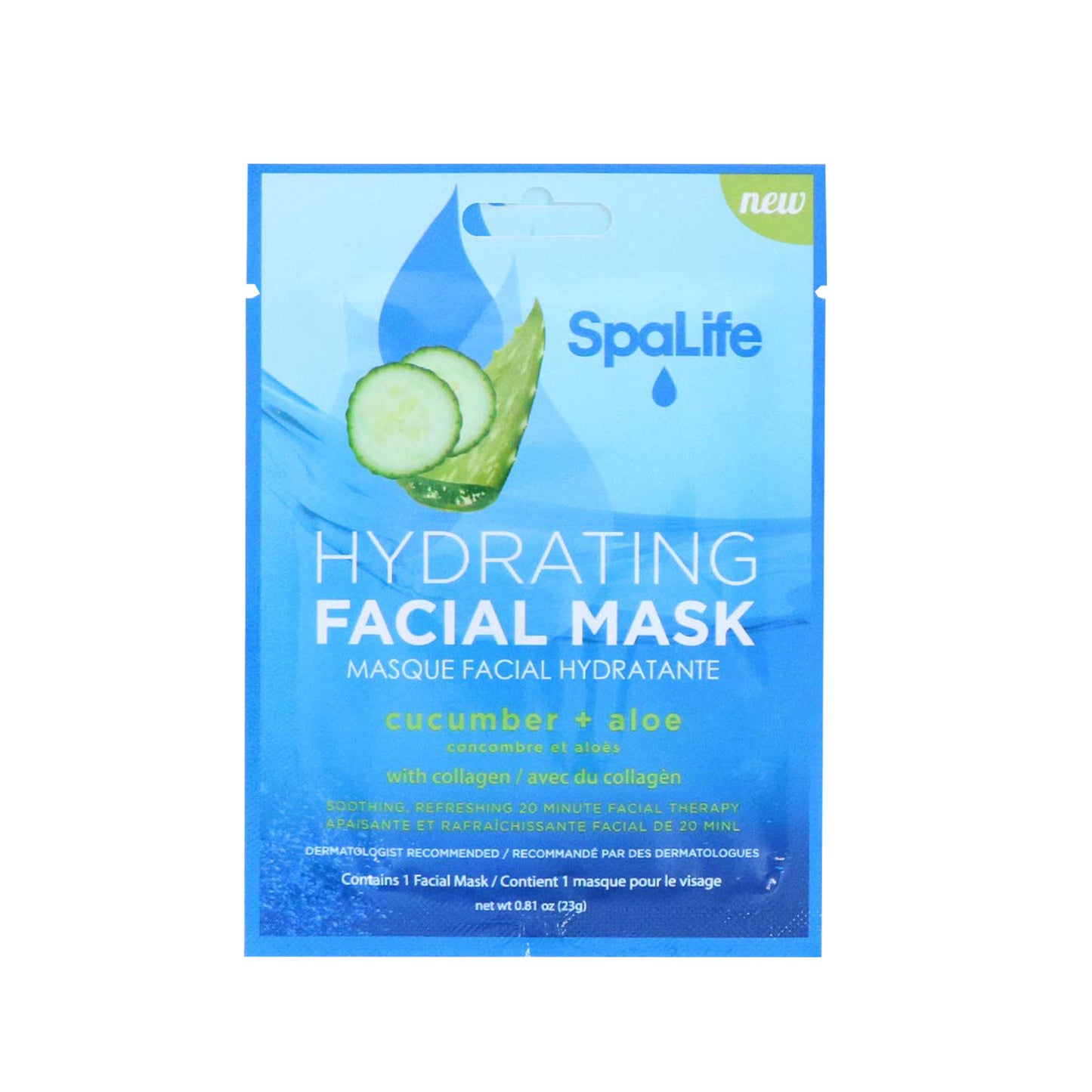 Hydrating Facial Mask - Cucumber & Aloe