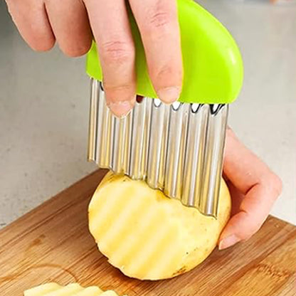 Stainless Steel Crinkle Cutter Set