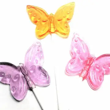 Butterfly Lollipops-Purple Cotton Candy