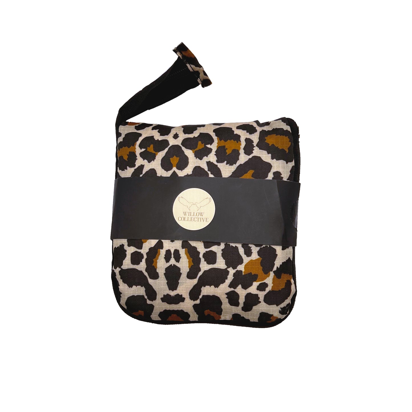 Foldable Leopard Print Backpack