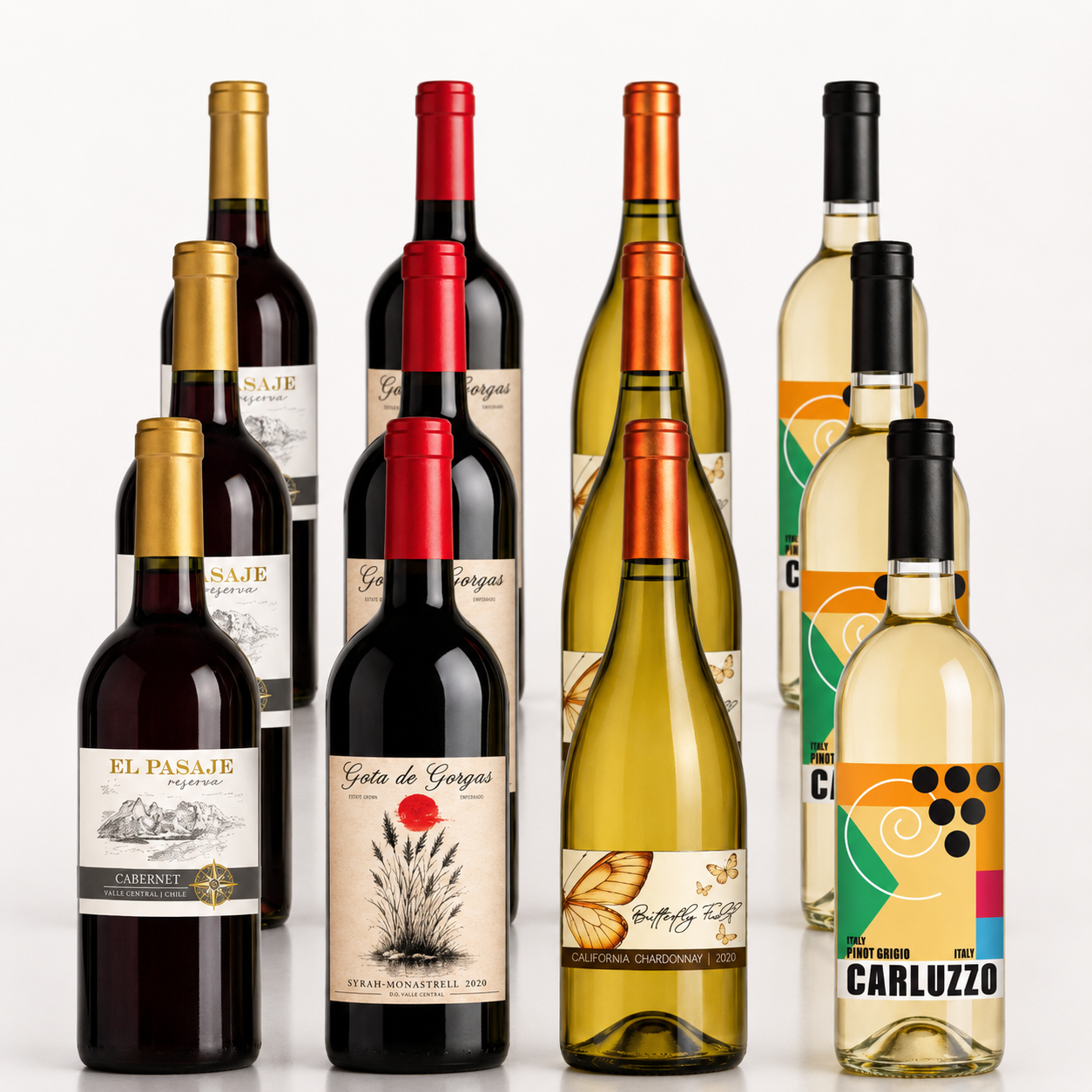 Vino Voyage Award Winning Wines-12 Bottle Sets