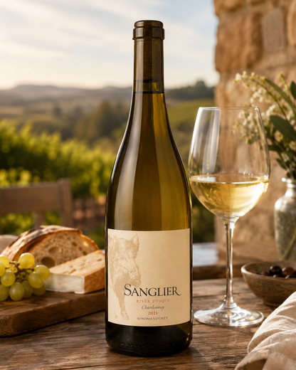 Sanglier Cellars 'River Tusque' Chardonnay, 2021, Sonoma County