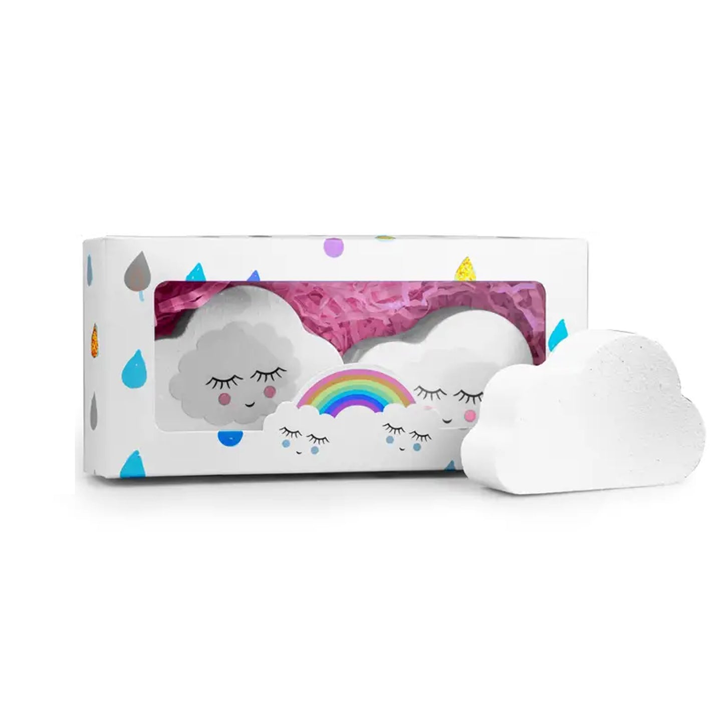 Shooting Rainbow Cloud Bath Bomb 2-Pack