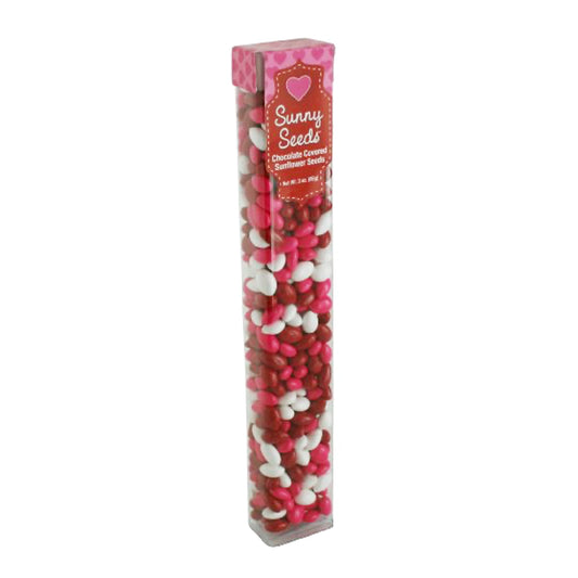 Chocolate Covered Valentines Sunflower Seeds 3oz Tube