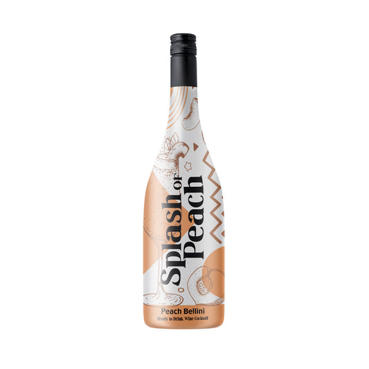Splash of Peach Wine Cocktail
