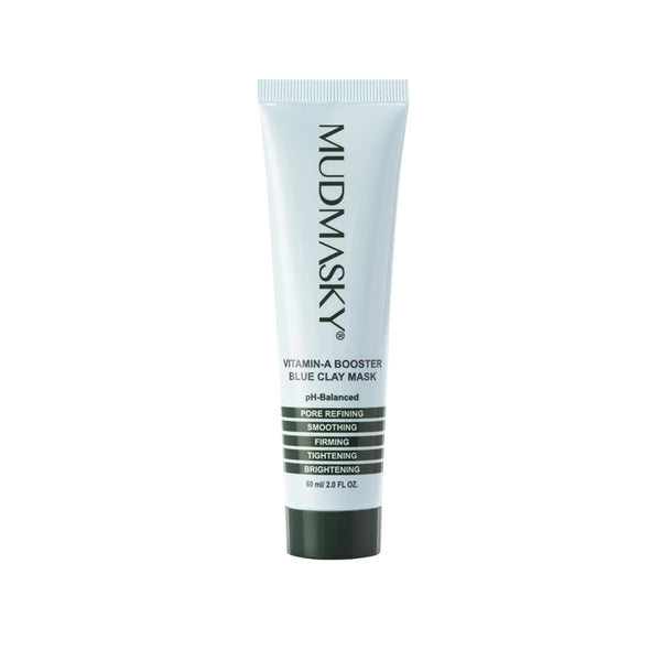 Masque à L'argile Bleue MUDMASKY Vitamin A Booster – 30 Ml – Purifie Et Resserre Les Pores, à L'argile Bleue Et Vitamine A
