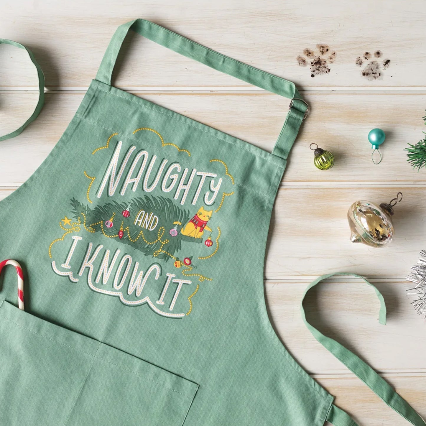 "Naughty and I Know It" Apron