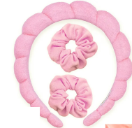 Headband and scrunchies