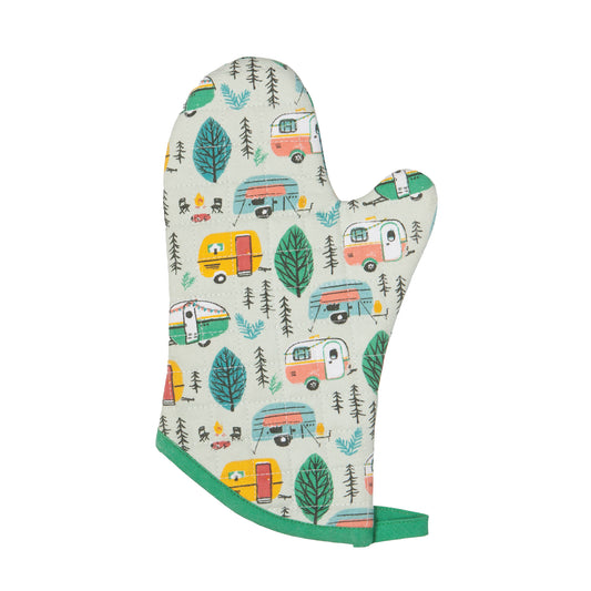 Happy Camper Oven Mitt