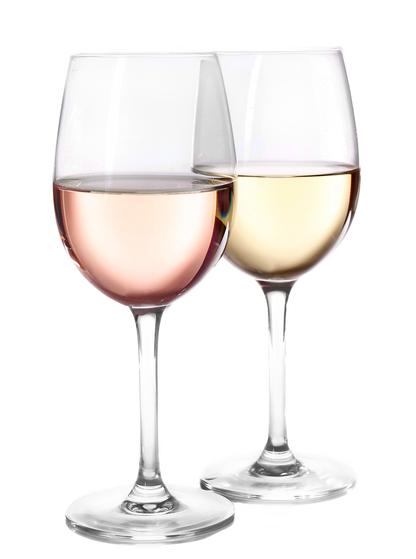 Two glasses of sweet wine.